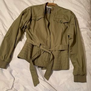 Nordstrom Signature crop bomber style jacket